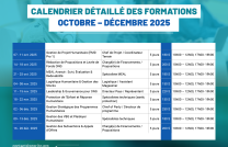 Calendrier détaillé des formations (Octobre – Décembre 2025) Contact:   +243 821931777, Nous sommes à : Abidjan, Cameroun, Burundi, Kigali, Goma, Kinshasa. mediacongo